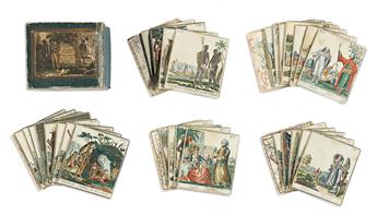 (GAMES -- GEOGRAPHY.) Johann Wolfgang Muller; and Johann Georg Klinger. Voyage dans les Cinq Parties du Monde.
